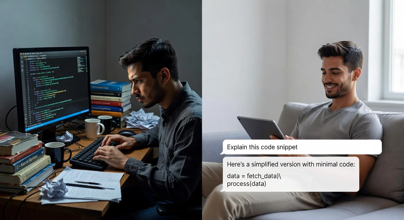 Comparaison vibe coding et d&eacute;veloppement classique PHP
