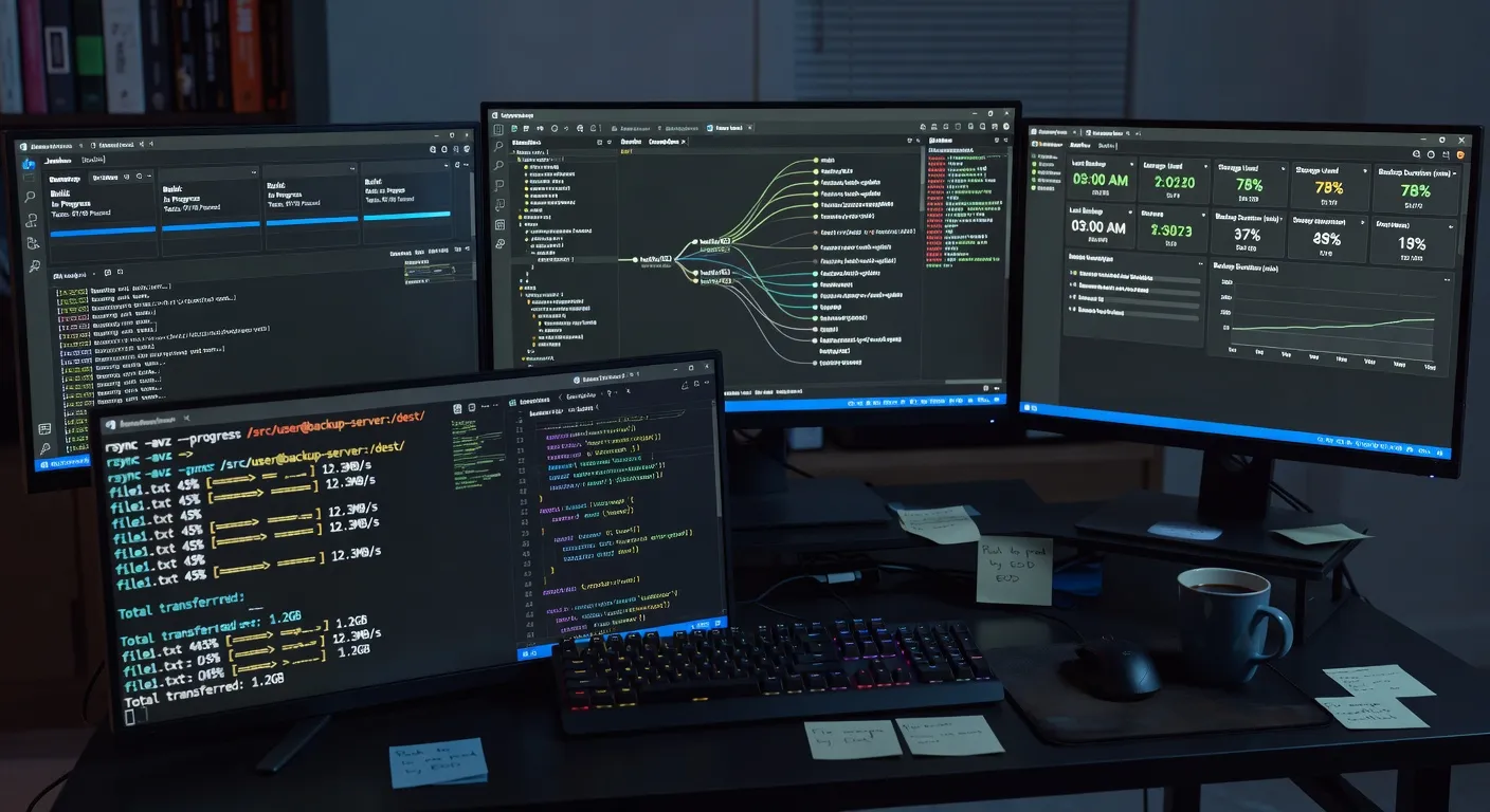 Sauvegarder ses projets de développement : Git, CI/CD et stratégies de backup
